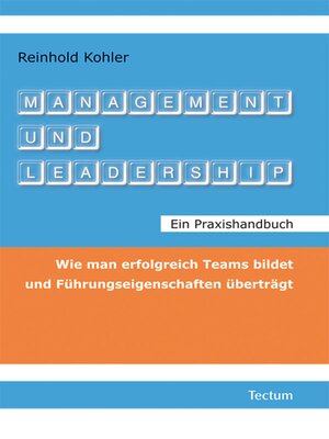 cover image of Management und Leadership. Ein Praxishandbuch